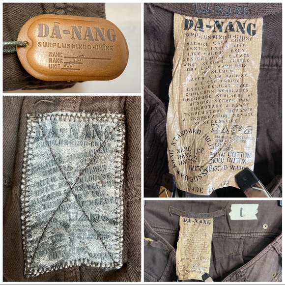 Da-Nang Military Surplus Utility Style Cargo Mini Skirt w/ Grommets Size Large - Picture 3 of 6